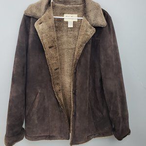 EDDIE BAUER LEATHER/SUADE JACKET